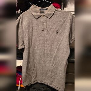 Polo by Ralph Lauren Men's Gray Polo Shirt